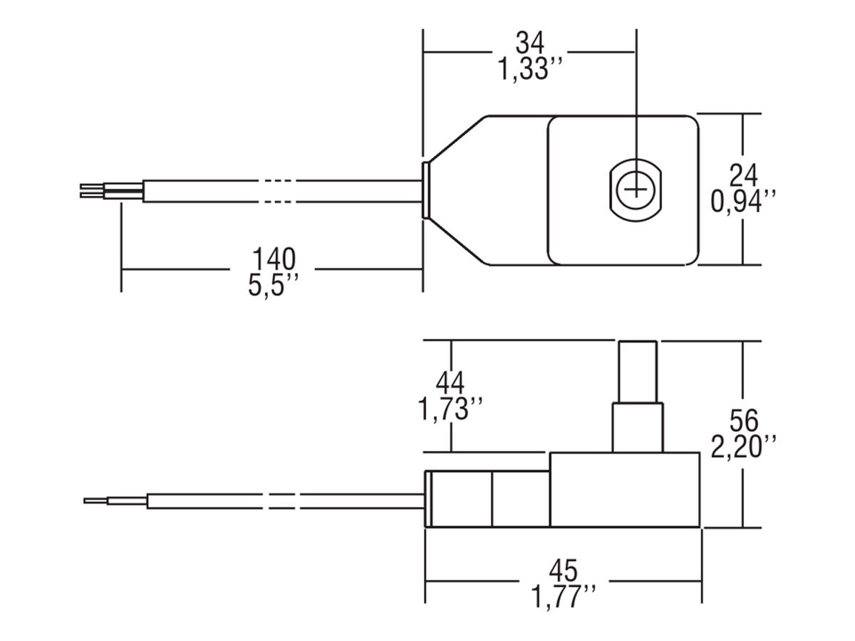 EB-Potenziometer 1-10V Elektrogros TCI 10mA 0.12W