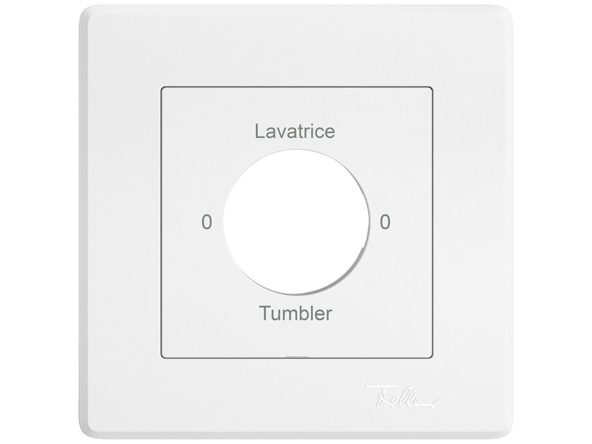 UP-Montageset EDIZIO.liv SNAPFIX® f.Drehschalter m.Schloss 0-Lavat.-0-Asciug.ws