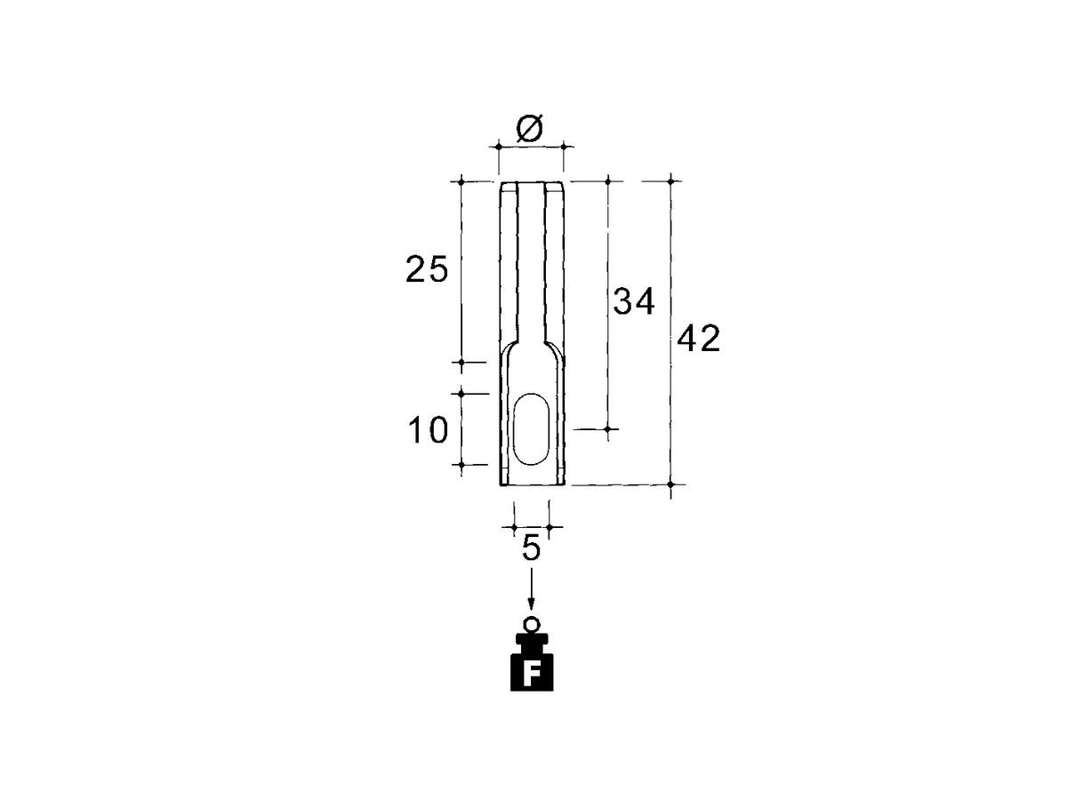 Wandausleger EBO 100mm Leicht