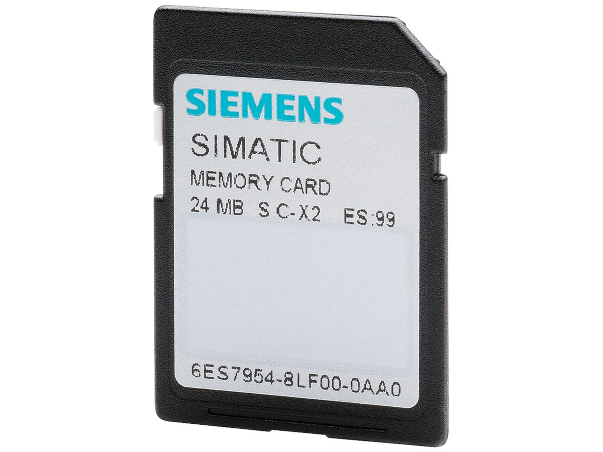 Speicherkarte Siemens für SIMATIC S7-1x00, SD 24MB