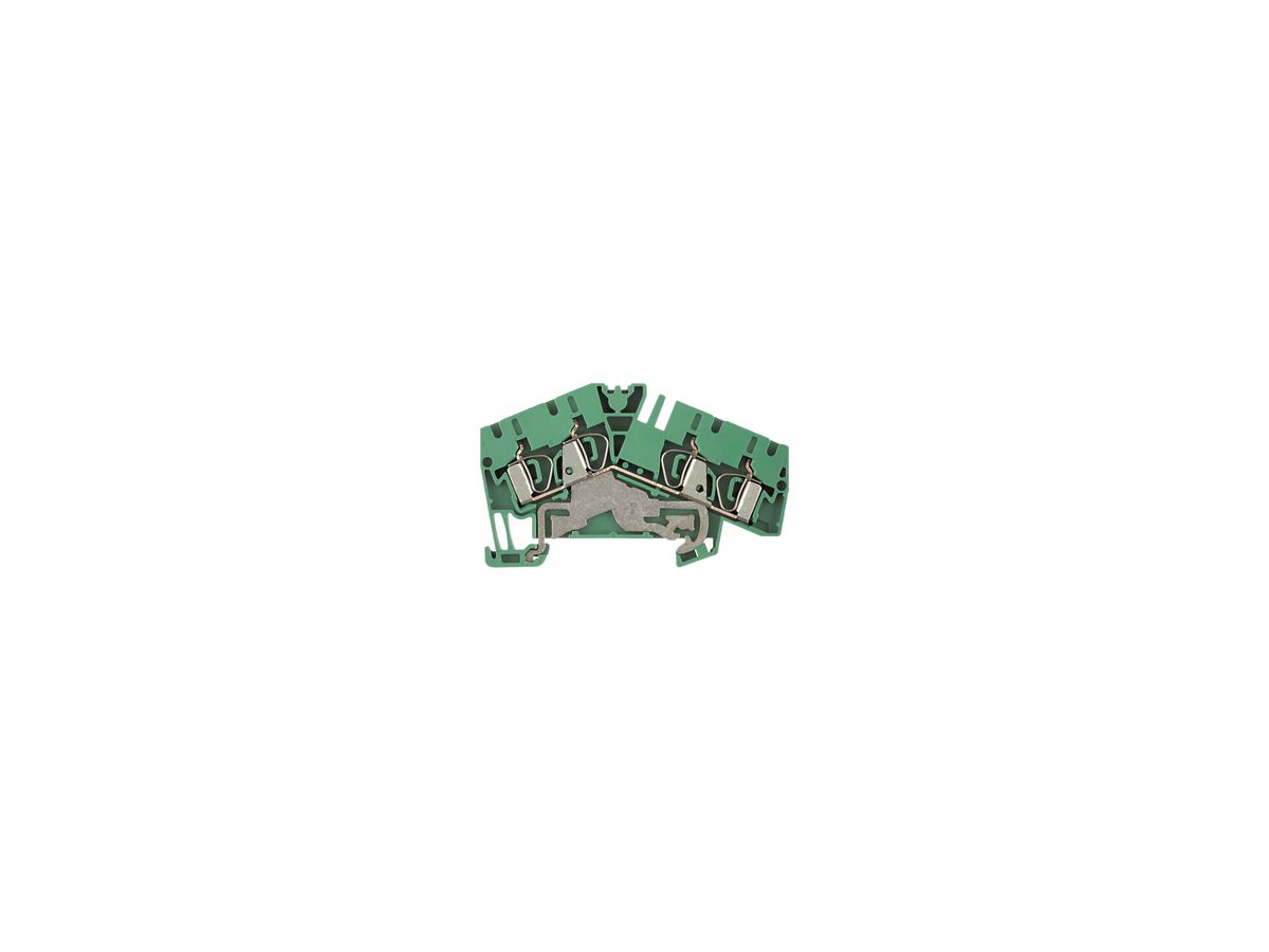 Schutzleiter-Reihenklemme Weidmüller ZPE 4-2/4AN Zugfeder 4mm² grün/gelb
