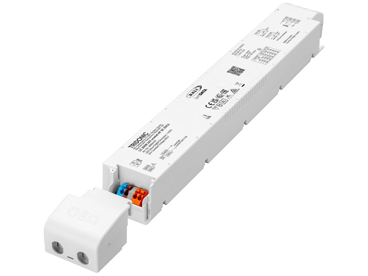 LED-Betriebsgerät Tridonic LC 20…200W 24V DALI DSI IP20 325×43×30mm
