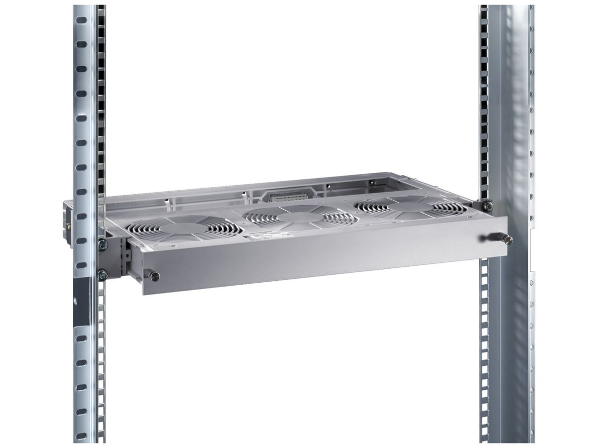 EB-Rahmen Rittal SK 3357.100 19" 1HE für Einschublüfter 115…230V/24VDC