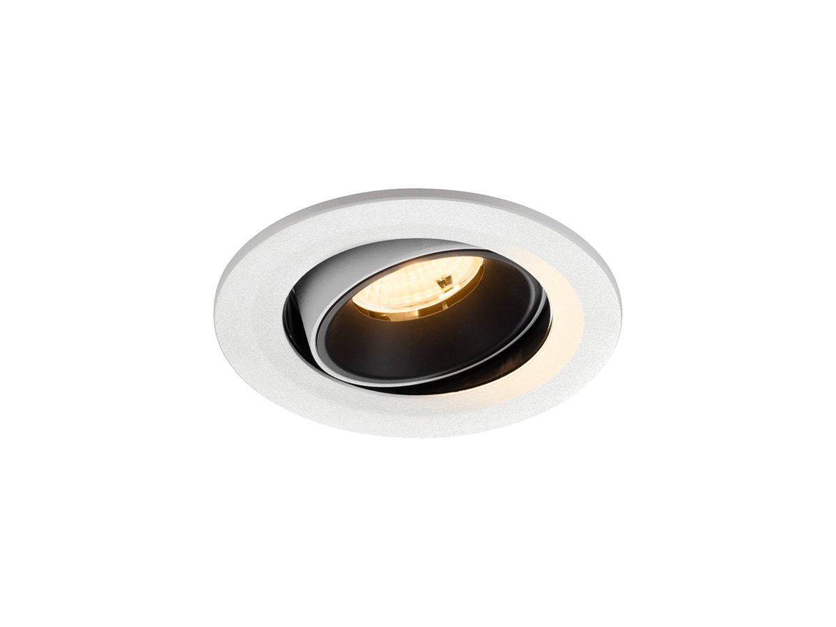 LED-Downlight SLV NUMINOS MOVE S 6.7W 1050lm 3000K WB DALI Ø90 ws/sz
