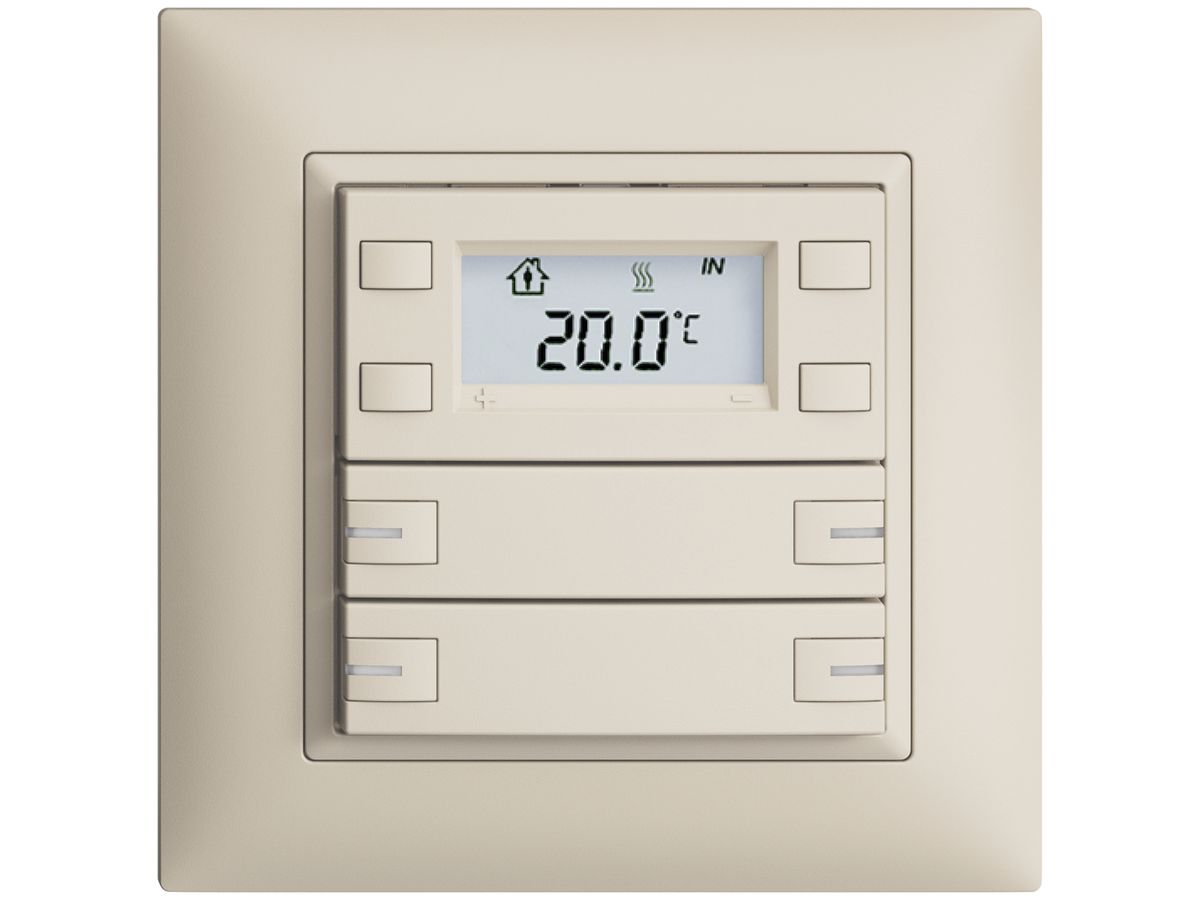 UP-RTH-Taster KNX 4-fach EDIZIOdue FMI crema, mit LED RGB