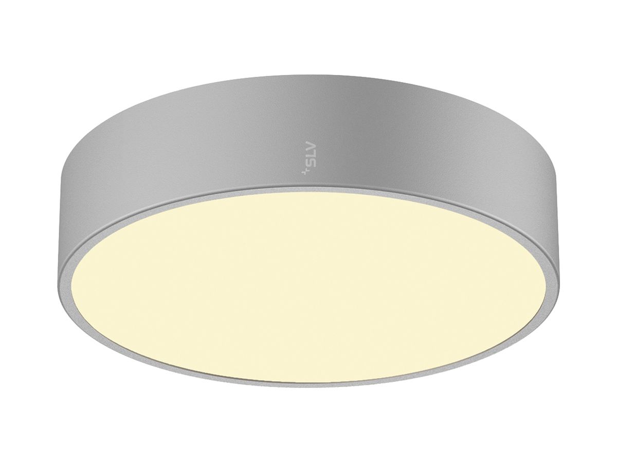 LED-Deckenleuchte SLV MEDO 30 12W 1200lm 927/930/940 IP50 DIM Ø280mm grau