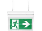 LED-Rettungszeichenleuchte Sylvania LifeSafe Pendel 50lm 3hST weiss