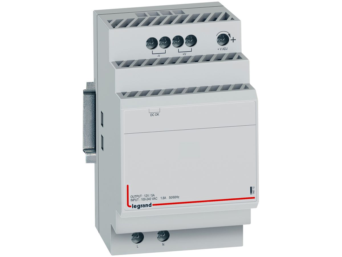 REG-Netzgerät Legrand, stabilisiert 12VDC 54W 4.5A