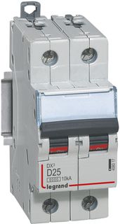 DX3standard MCB-2P-D (Charakteristik D)