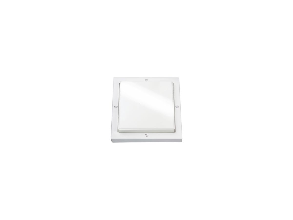 LED-Wandleuchte SG Bassi 10W 580lm 830 IP65 DIM 240×240mm weiss