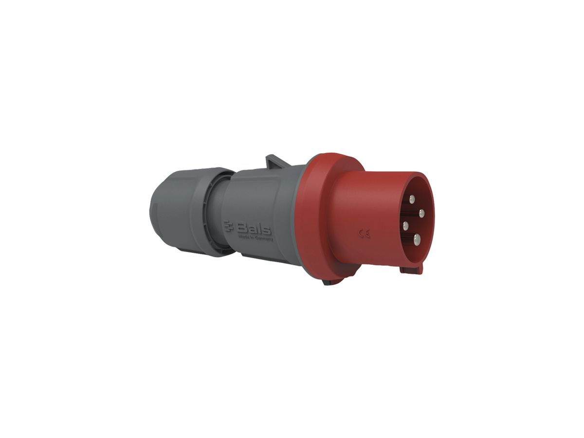 Stecker CEE Bals INNOLINQ 4P 32A 400V rot 6h IP54 schraublos
