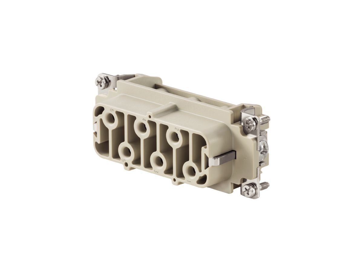 Buchseneinsatz Weidmüller HDC HSB 400V 35A 6L Schraubanschluss Gr.6