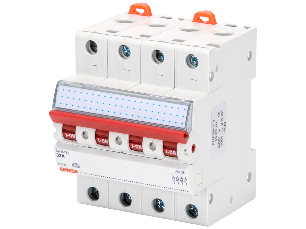 REG-Lasttrennschalter Gewiss 90 AM 4P 63A 415V 4TE