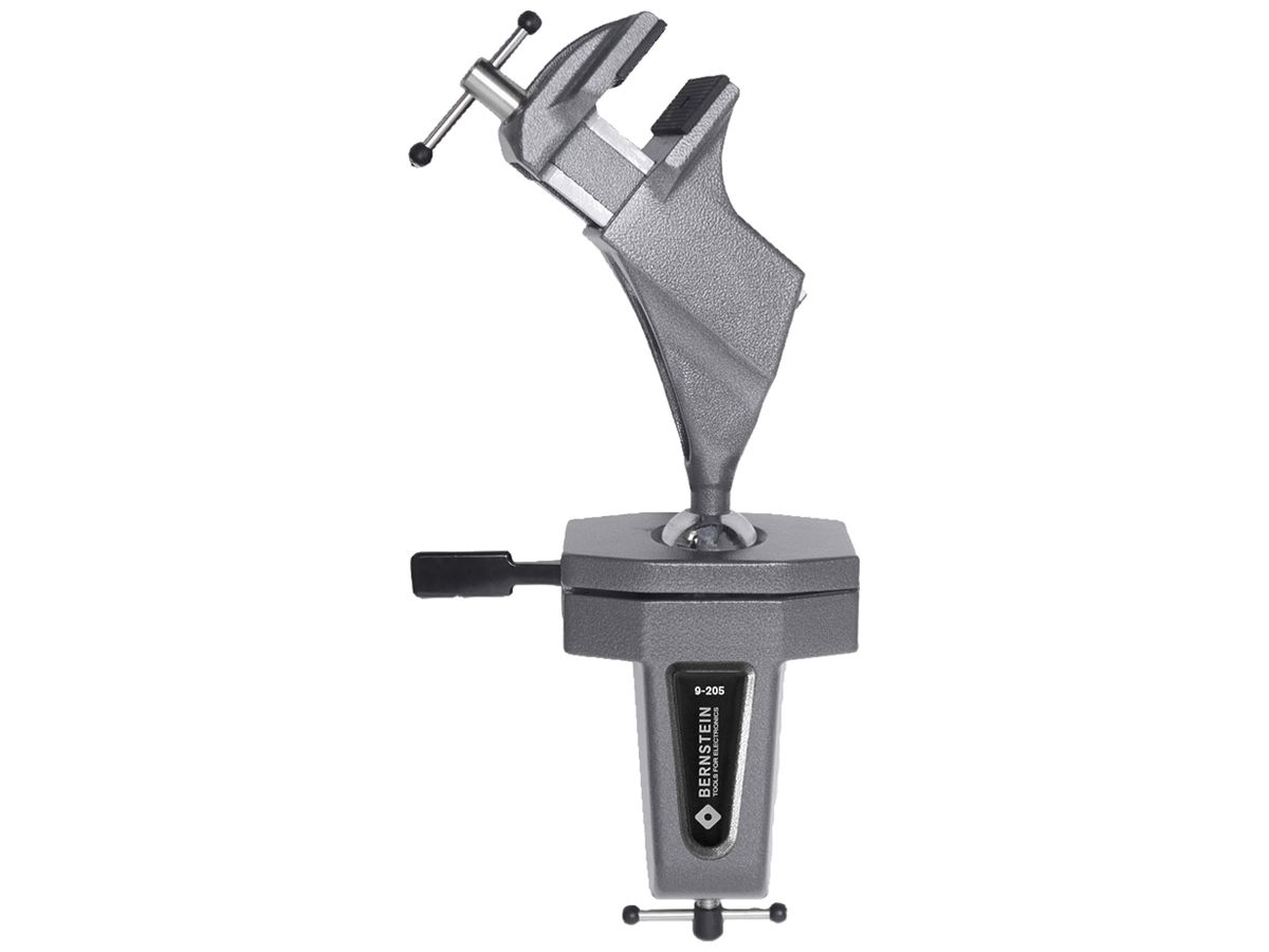 Schraubstock Bernstein SPANNFIX Kugelgelenk Tischfuss 50×38mm
