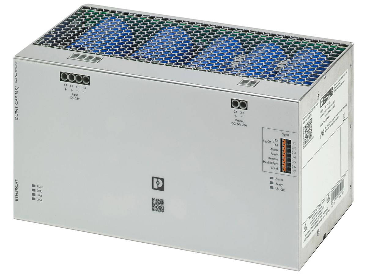 Kapazitätsmodul PX QUINT4-CAP/24DC/20/16KJ/EC IN 24VDC OUT 24VDC/20A