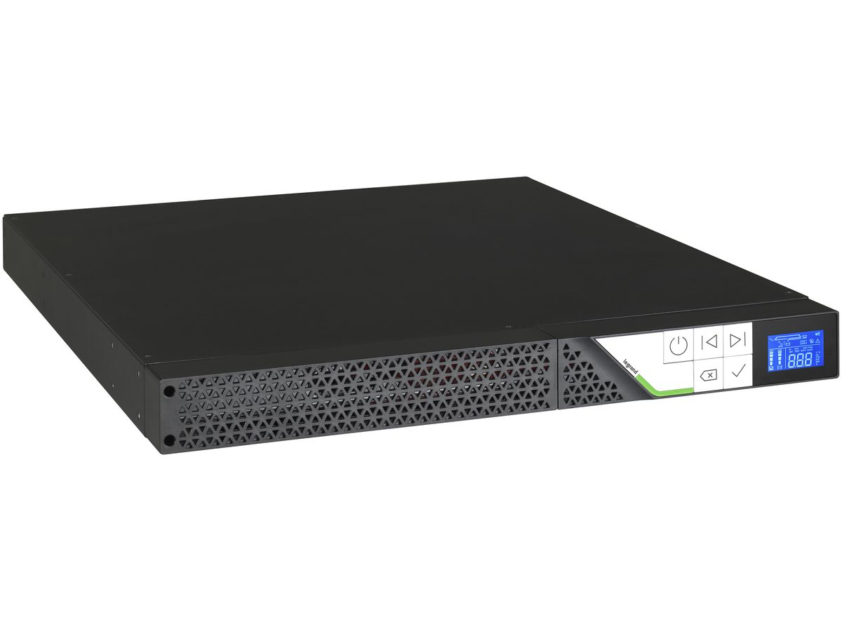 USV-Anlage Legrand KEOR SPE 19" Rack 1U, 1L/1L, 1500VA/1050W, 3min à 100%
