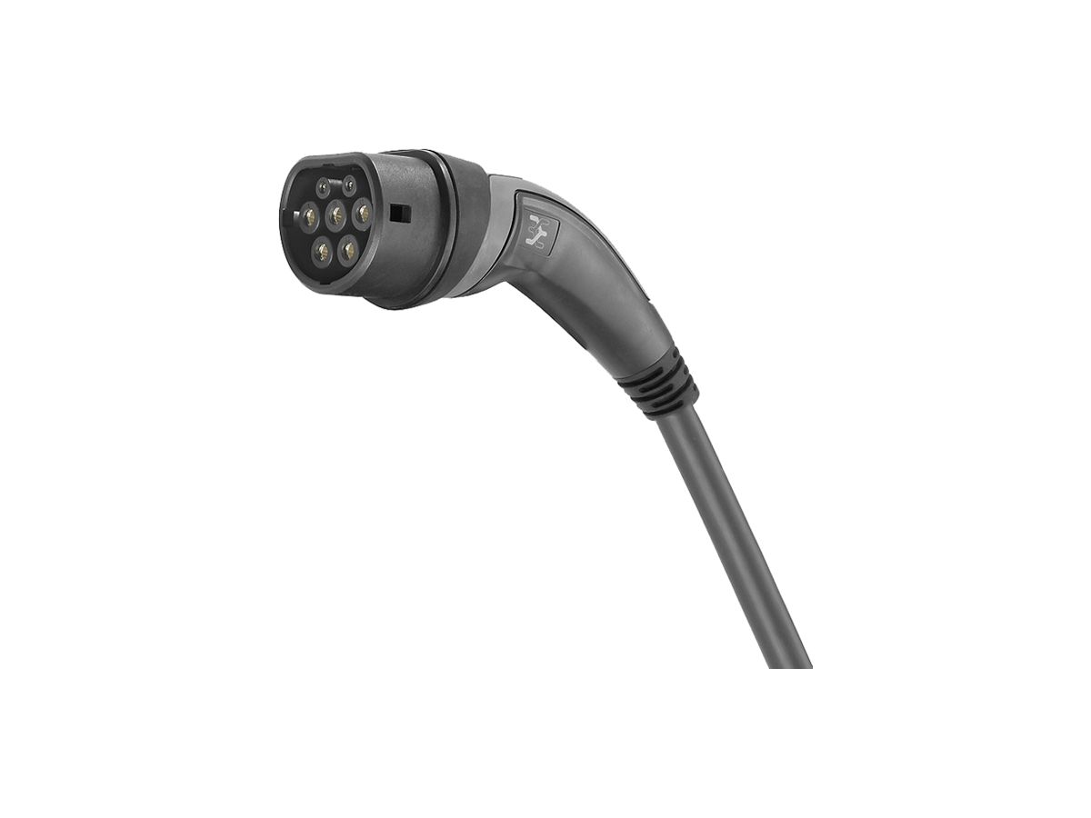 AC-Ladekabel E-Mobility WM Mode 3 Typ2/frei 22kW 32A 480V 5.5m schwarz