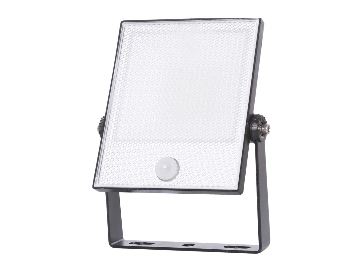 LED-Strahler ELBRO CAS 50W 5000K 5000lm 110° IP65 IK06 301×222×52mm PIR