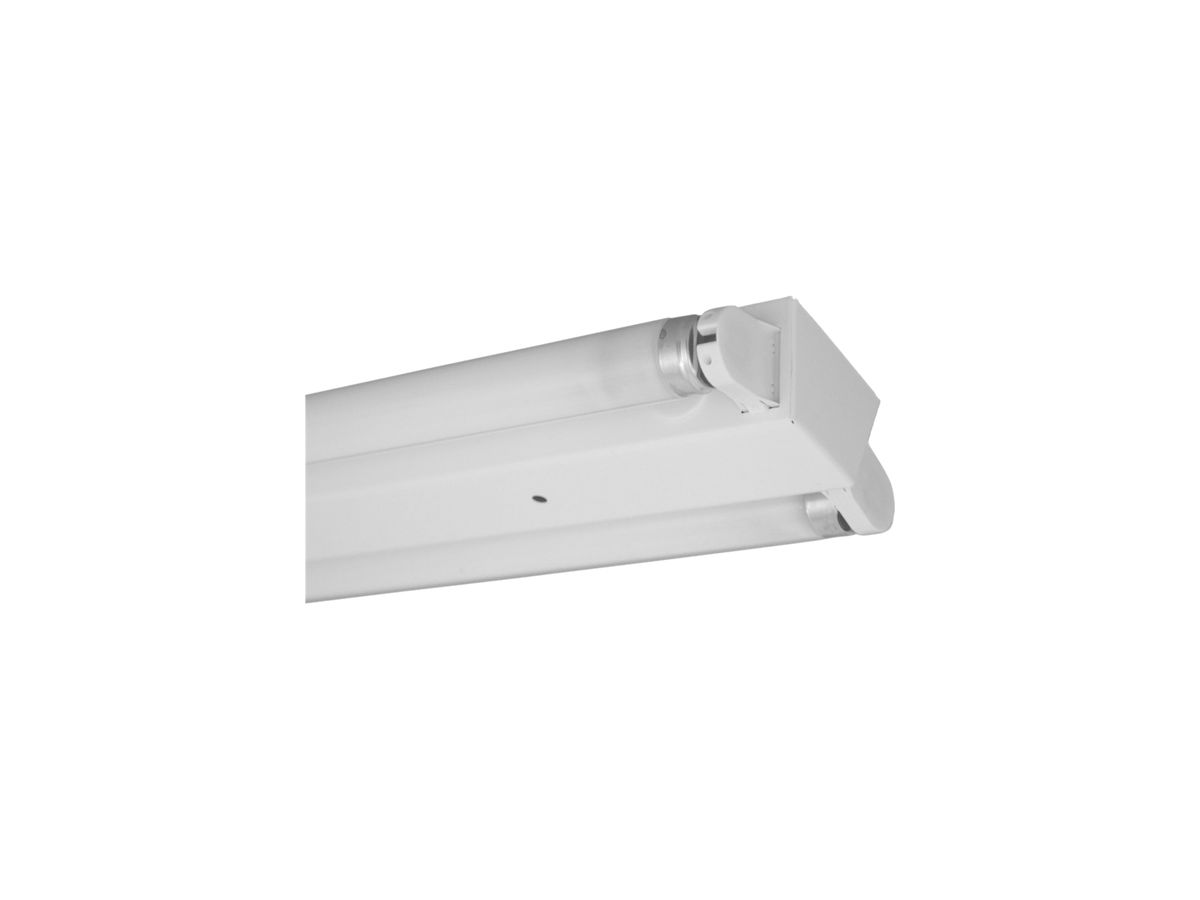 Fluoreszenzarmatur Zinkor 2×36W EVG ohne Röhre weiss