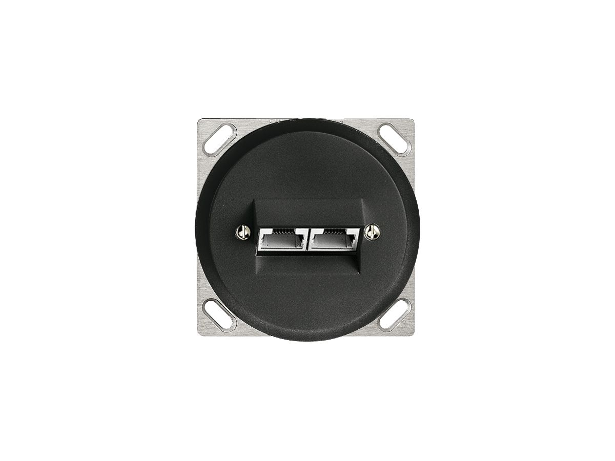 EB-Dose 2×RJ45/s 8P getr.sz ITplus JK 58/64mm