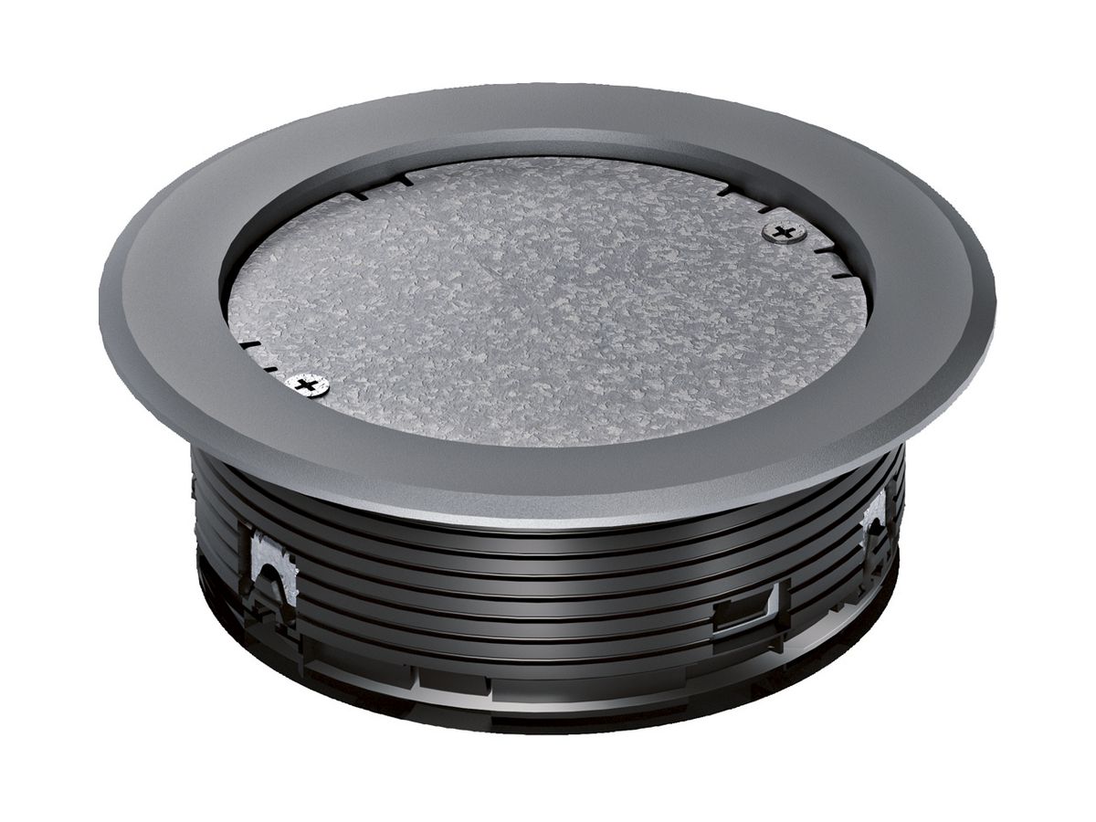 Leitungsauslass mit Blinddeckel Hager, H>32mm grau