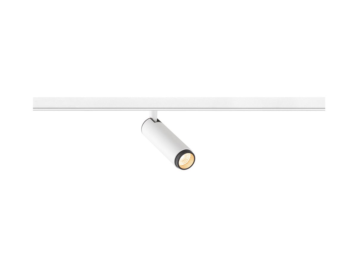 LED-Spot SLV GRIP S 1×9.8W 530lm 927 29° DALI 48V AD Ø30×101mm weiss