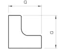 Inneneck Bettermann zu Installationskanal WDK reinweiss 10×30mm