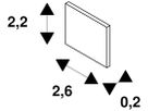 Endkappe SLV 48V TRACK Kunststoff 26×2×22mm schwarz