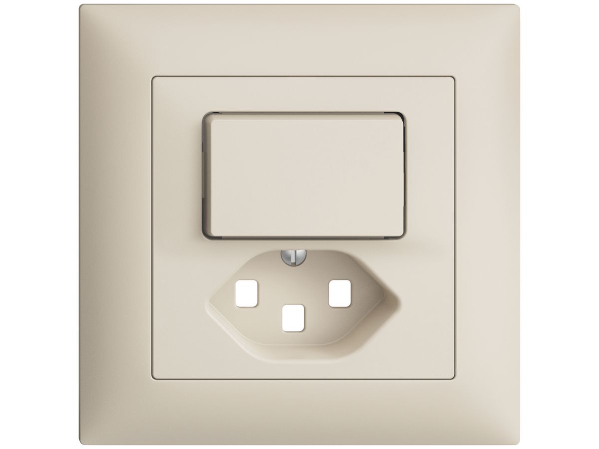 UP-Frontset EDIZIOdue T23 crema 88×88mm für Kleinkombi