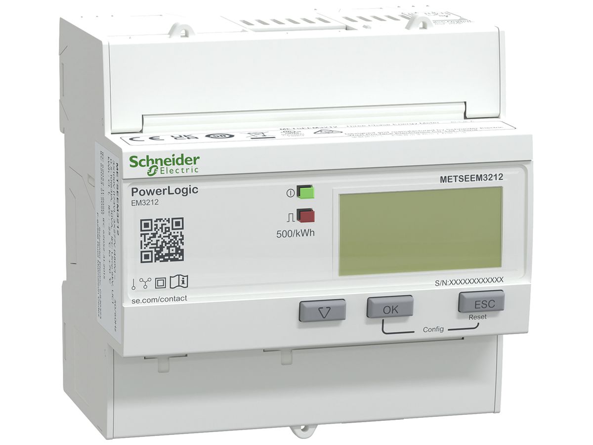 REG-Energiezähler Schneider Electric EM3212 3LN 63A elektrisch 5TE D0