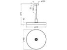 Pendelleuchte LEDVANCE Decor Plate E27 1×15W Ø400mm schwarz/Holz