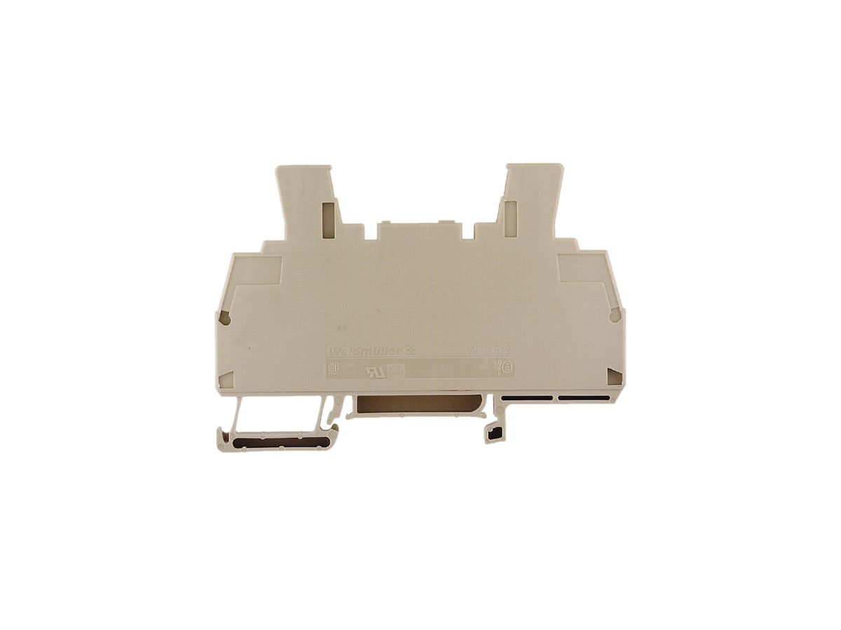 Messtrenn-Reihenklemme Weidmüller WTL 6/2 Schraub.gleitend TS35 beige
