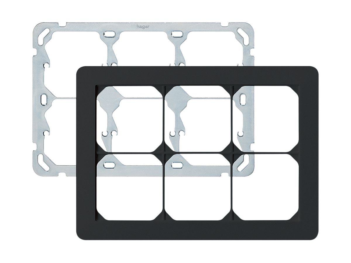 UP-Kopfzeile kallysto.trend 2×3 schwarz horizontal