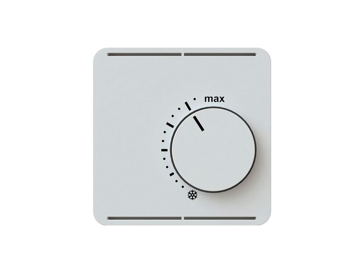 Frontplatte MH priamos Thermostat 60×60mm weiss IP20