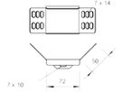 Winkelverbinder Bettermann WKV H=60mm verzinkt zu MKS-Kanal