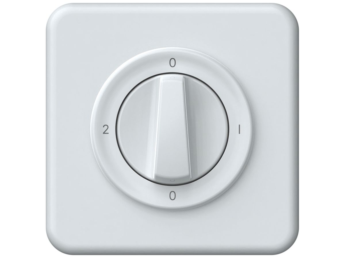 UP-Drehschalter origin Umschalter 2/1L 16A 250V 0-1-0-2 92×92mm weiss