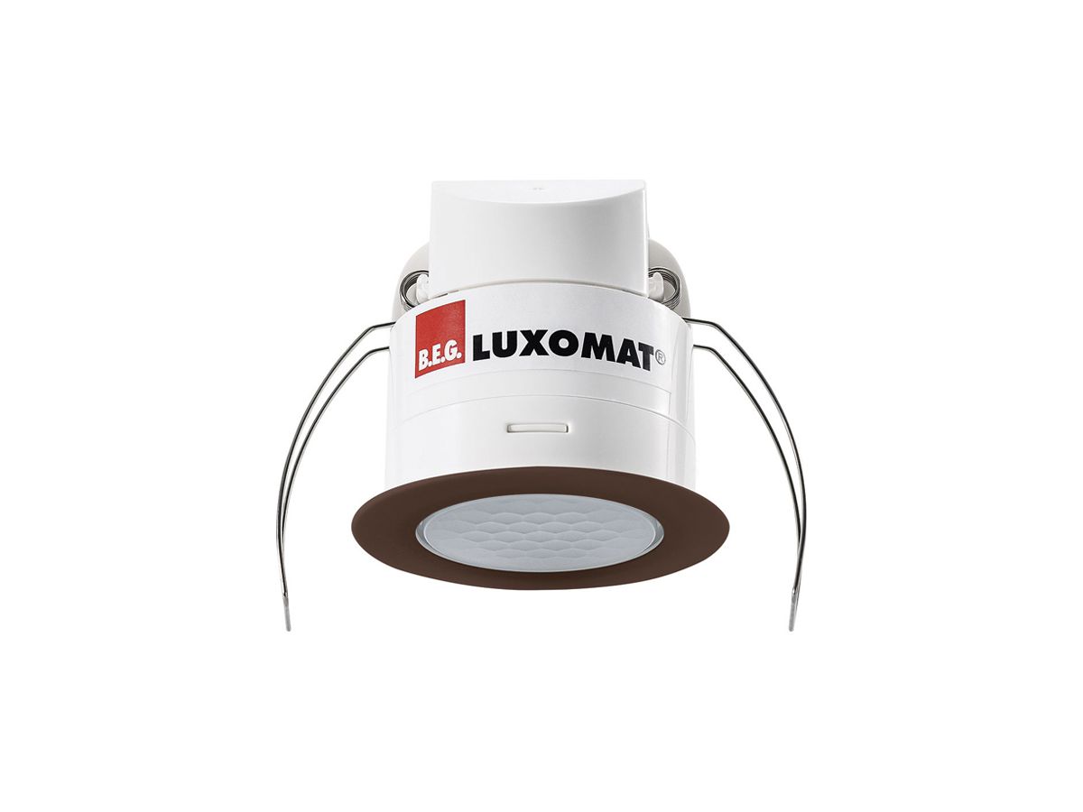 EB-Präsenzmelder Luxomat PD11-KNXs-FLAT-DX-DE braun