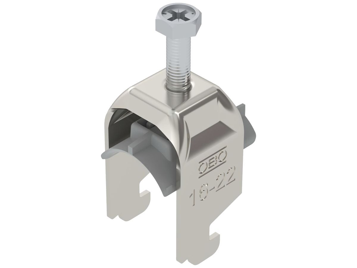 Schnellverleger BET 2056 N-Fuss Kunststoff 16…22mm 1×Kabel A2 1.4301