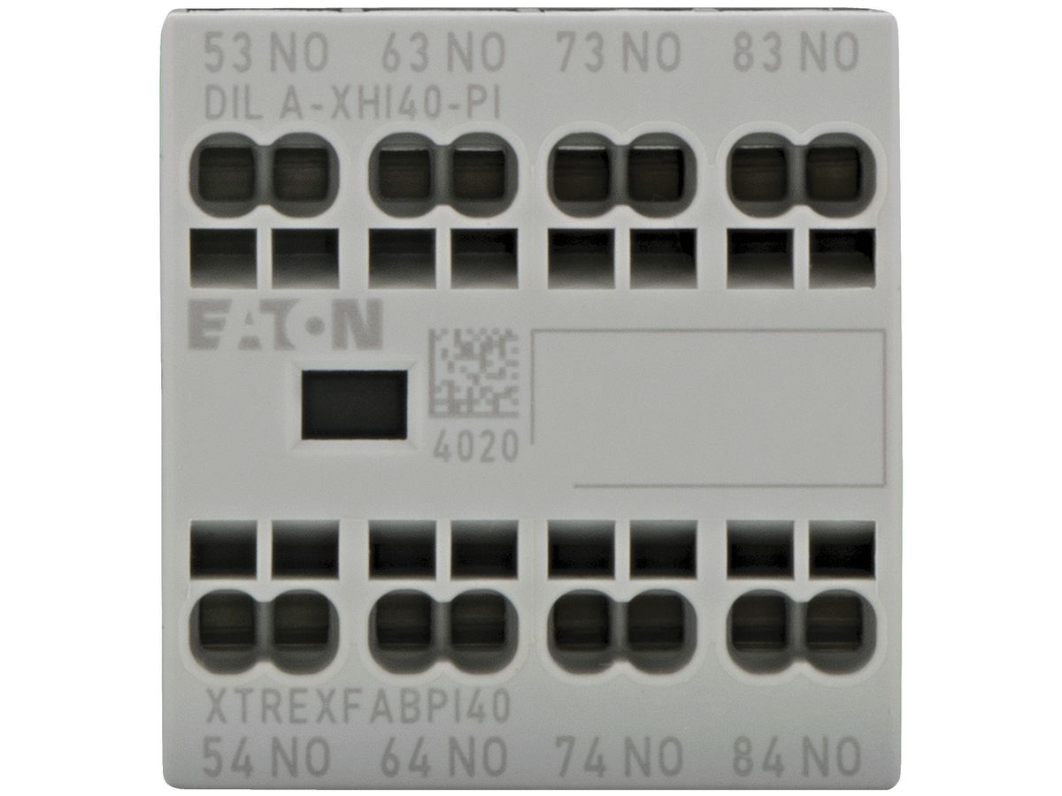 Hilfsschalter Eaton, 4P, Ith=16A, 4S, Frontbefestigung, Push-in-Klemmen