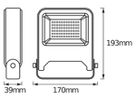 LED-Strahler LDV ENDURA FLOOD 30W 2700lm 3000K weiss IP65