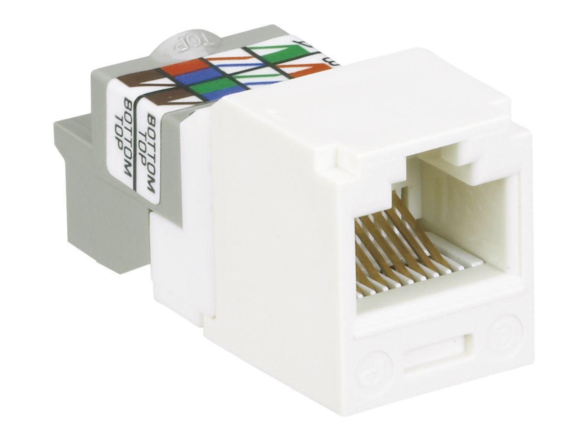 Buchse RJ45 Panduit Mini-Jack weiss