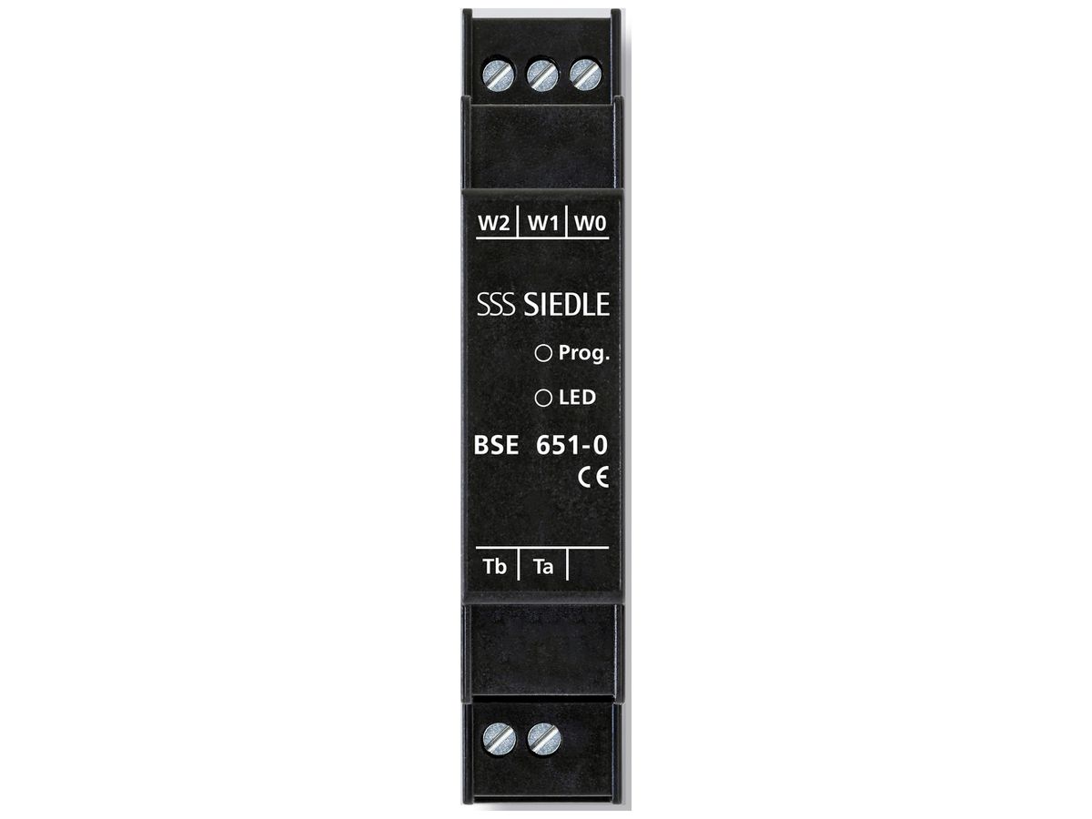 REG-Schaltaktor Siedle Bus-System 18×90×60mm 1TE