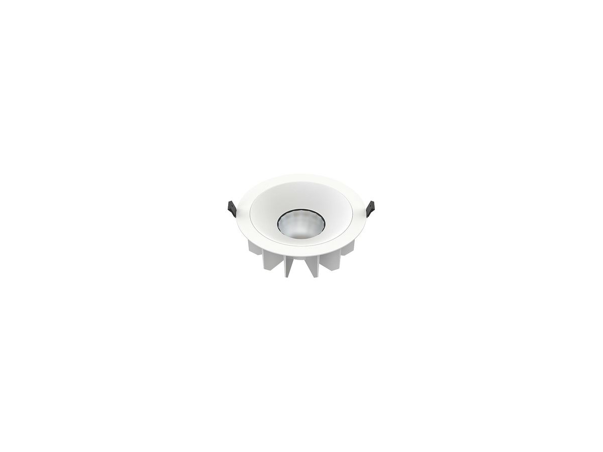 LED-Downlight SLV DOWNLIGHT P 230 20W 710…4890lm 3000K IP54 WB DALI Ø200mm weiss