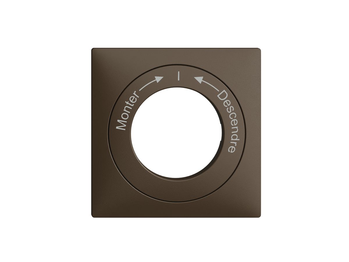 Frontset Monter->I<-Descendre EDIZIOdue 60×60mm coffee