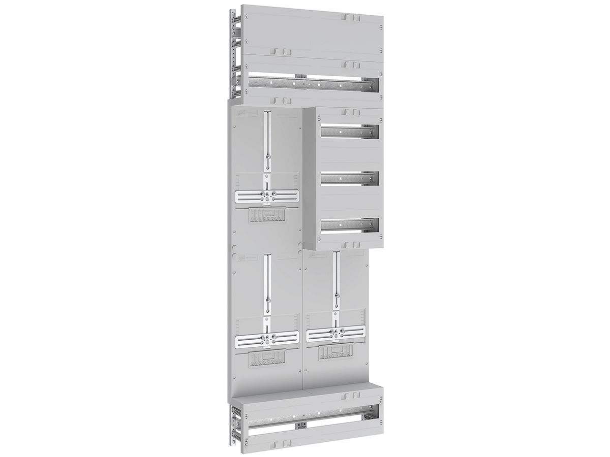 Komplettfeld SE Prisma XS 3 Zählerplätze 2 Felder 9 Reihen 500×1350mm