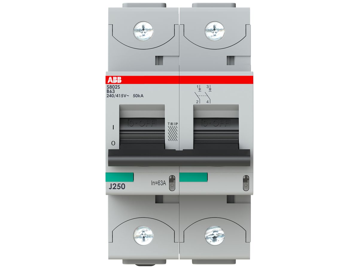 Leitungsschutzschalter ABB S802S-B 63A 50kA