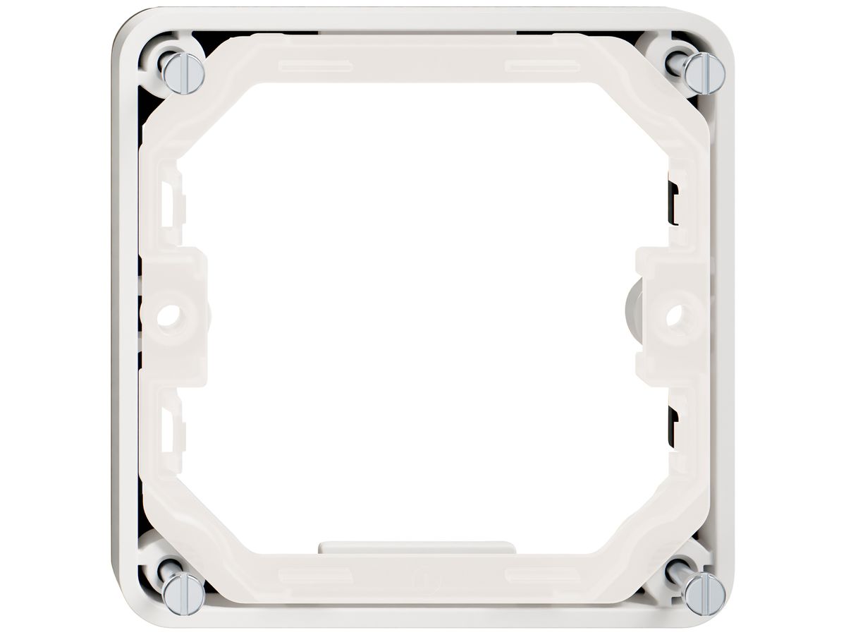 Aufsatzrahmen Feller NEVO SNAPFIX® 87×87×8.5mm weiss