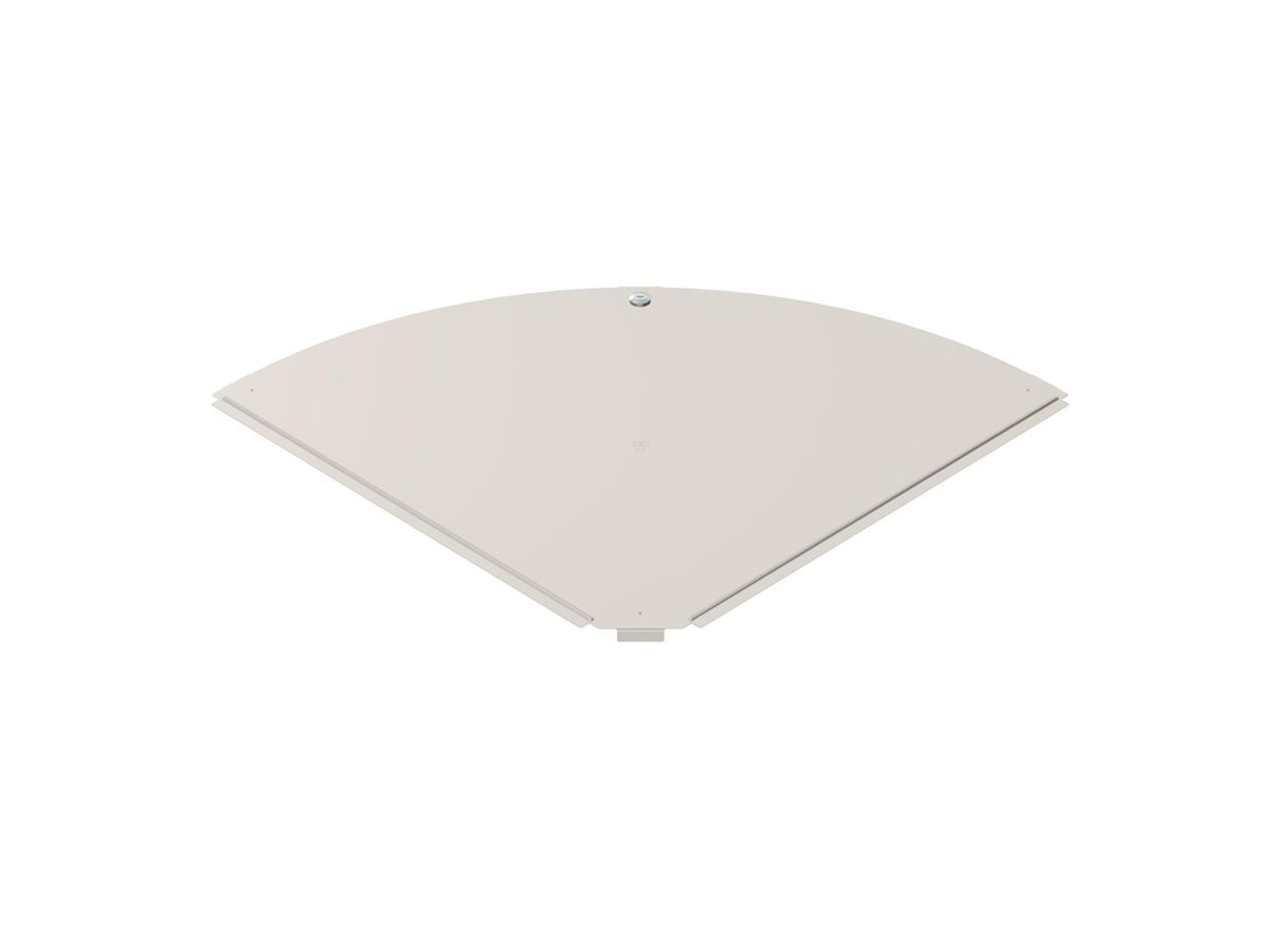 Deckel BET RBD 90° 500mm Edelstahl A4 blank