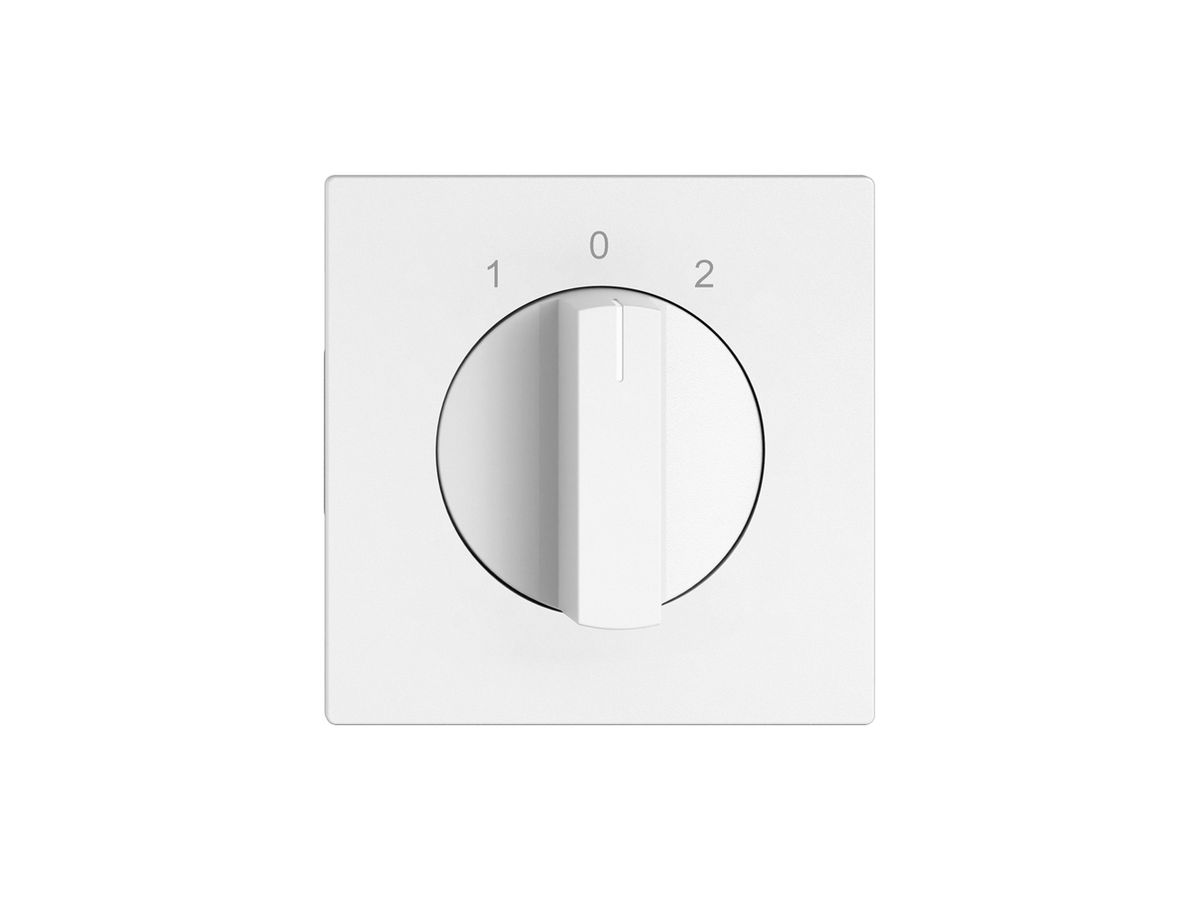 Drehschalter EDIZIO.liv m.2×Rückz.getr.Kont.1P 1-0-2 T=40mm ws