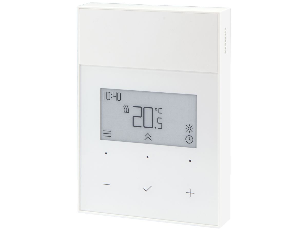 AP-Raumthermostat Siemens RDL211 -20…70°C 5A vertikal weiss